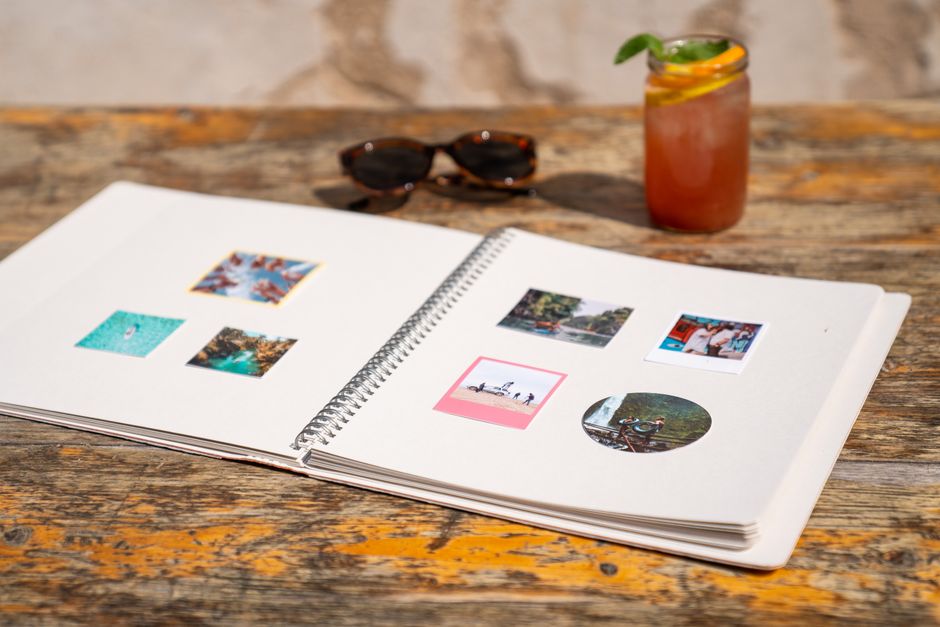 Rustic Woodgrain Scrapbook Album