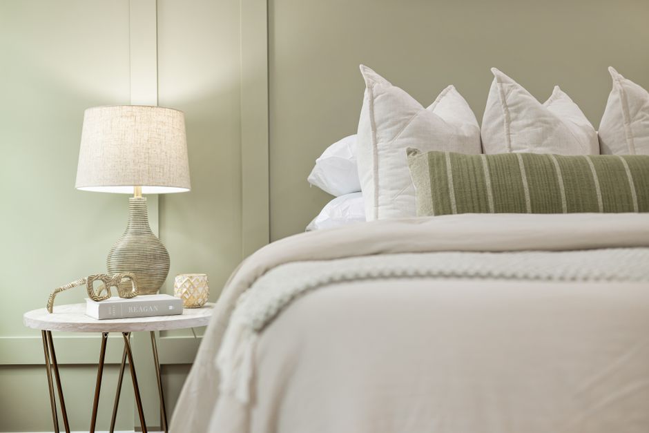 Sage Green and Cream