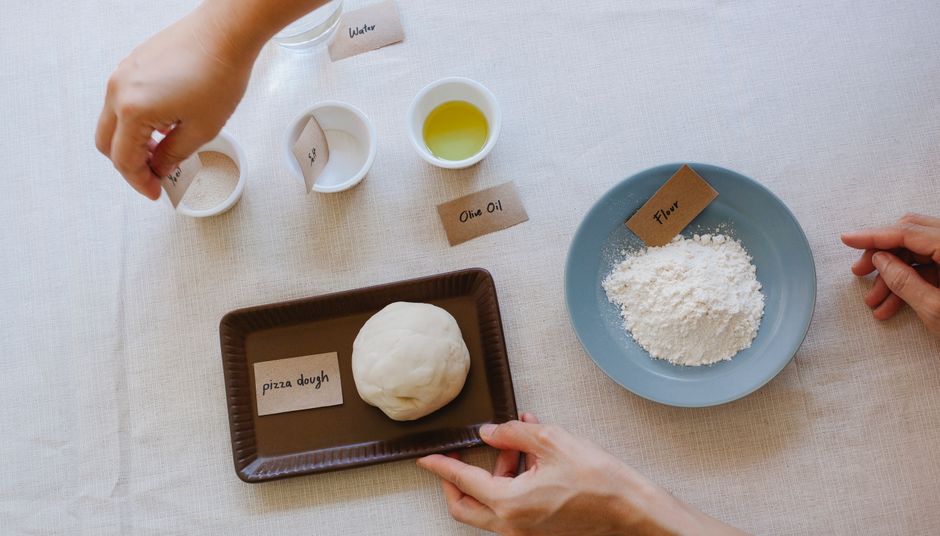 Salt Dough Footprint Keepsake