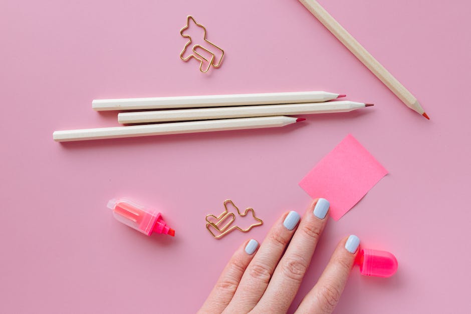 School Supplies Inspired Nails