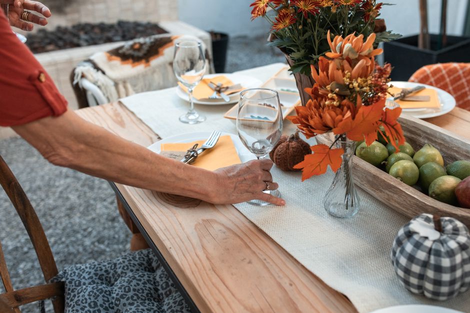 Set of Linen Napkins in Deep Mustard