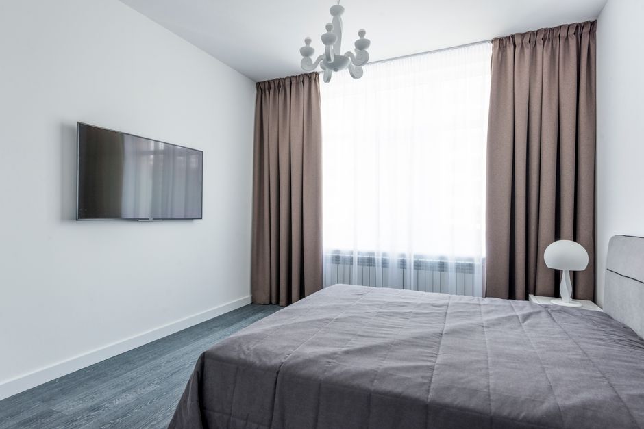 Sheer White Curtains with Blackout Liners