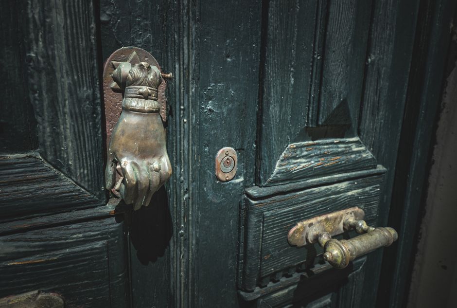 Skeleton Hand Door Knocker