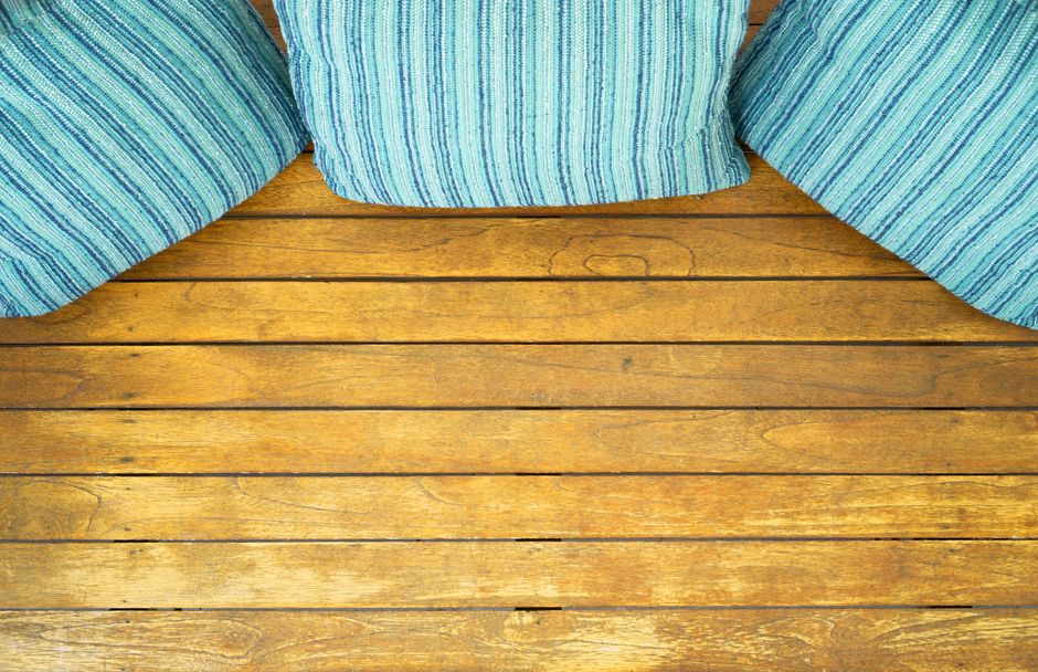 Striped Lumbar Throw Pillow