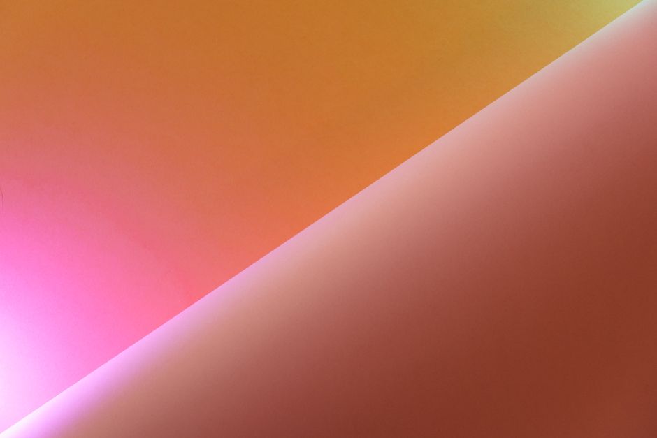 Sunset Orange Pink Press-Ons
