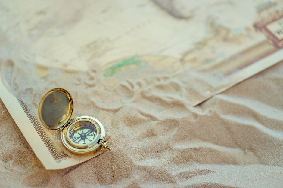 Treasure Map Coloring Set