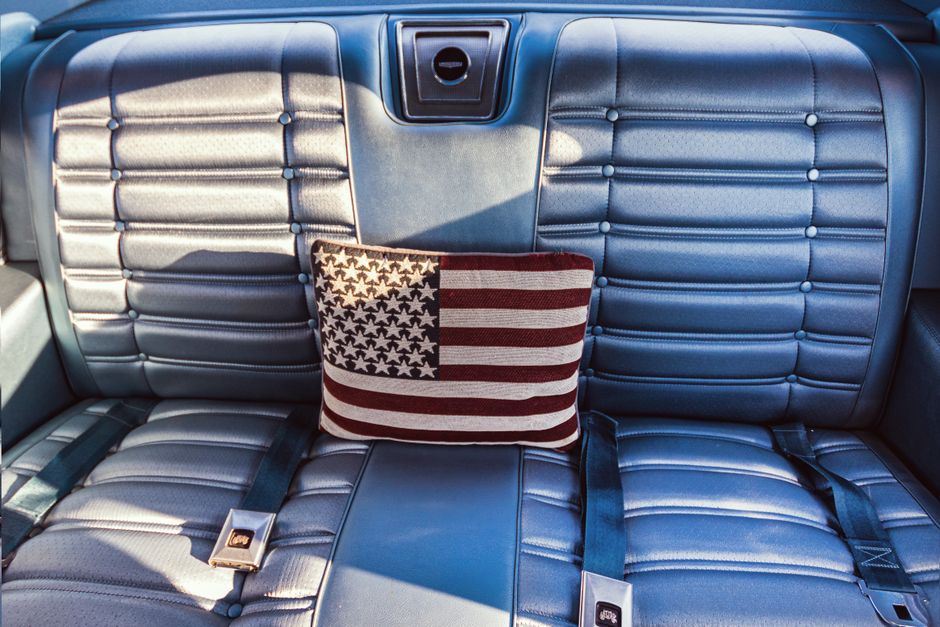 Vintage Wash American Flag Pillow