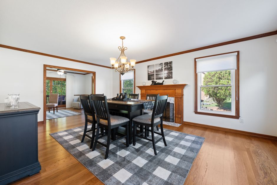 Washable Checkered Area Rug