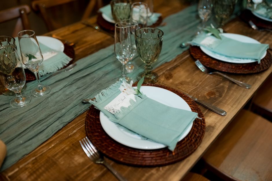 Washed Linen Table Runner