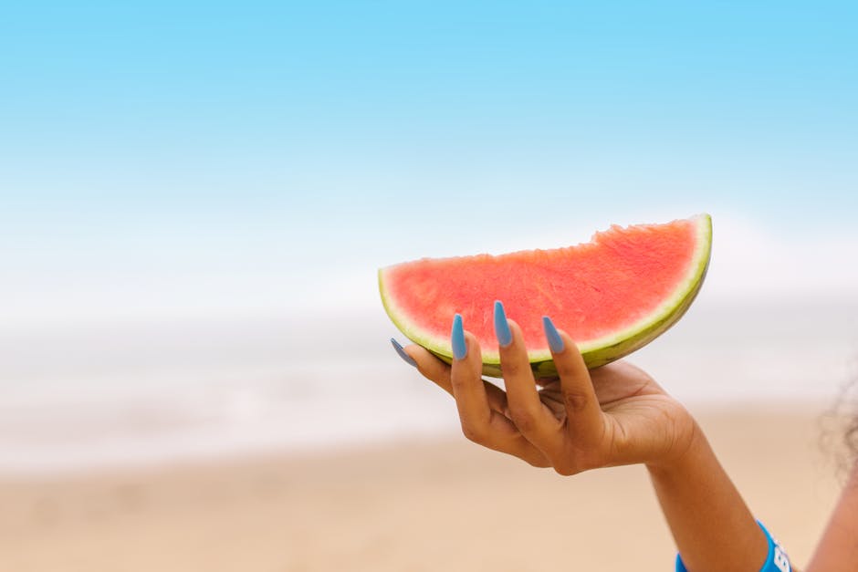 Watermelon Slice Nail Polish Set
