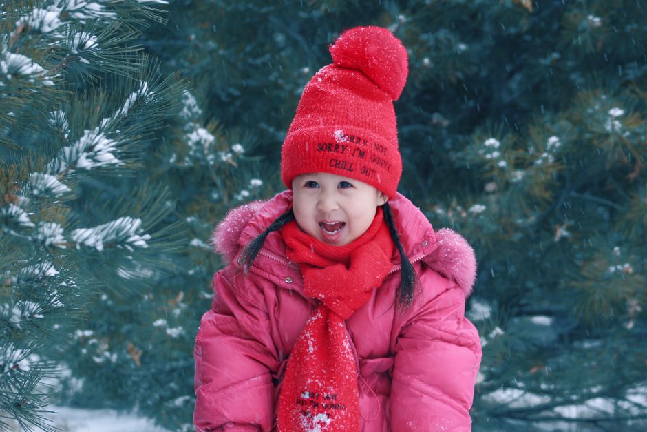 Winter Coat and Scarf Set