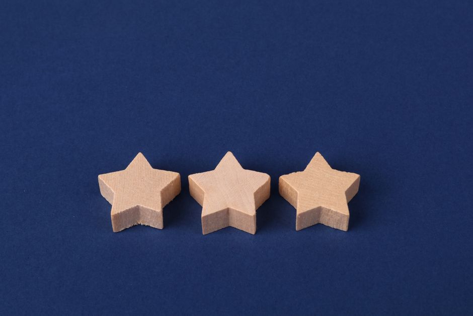 Wooden Star Painting Blocks