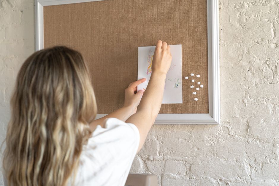Woven Fabric Pinboard