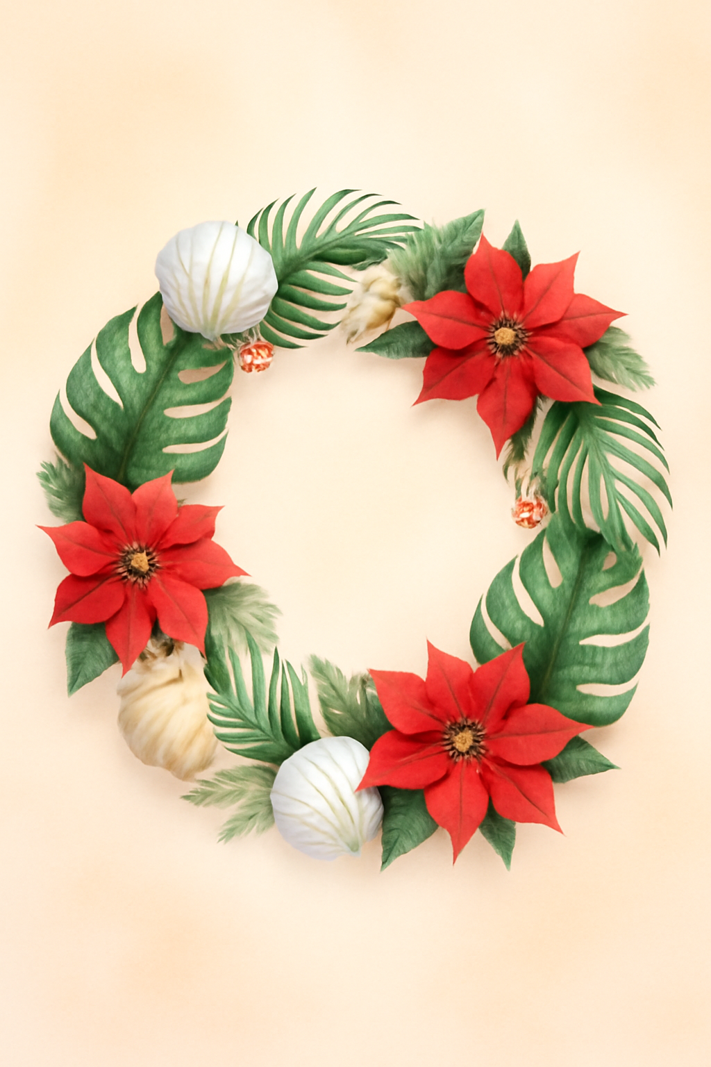 Christmas in July Decorations Printable Wall Art Set - Summer Holiday Festive Prints